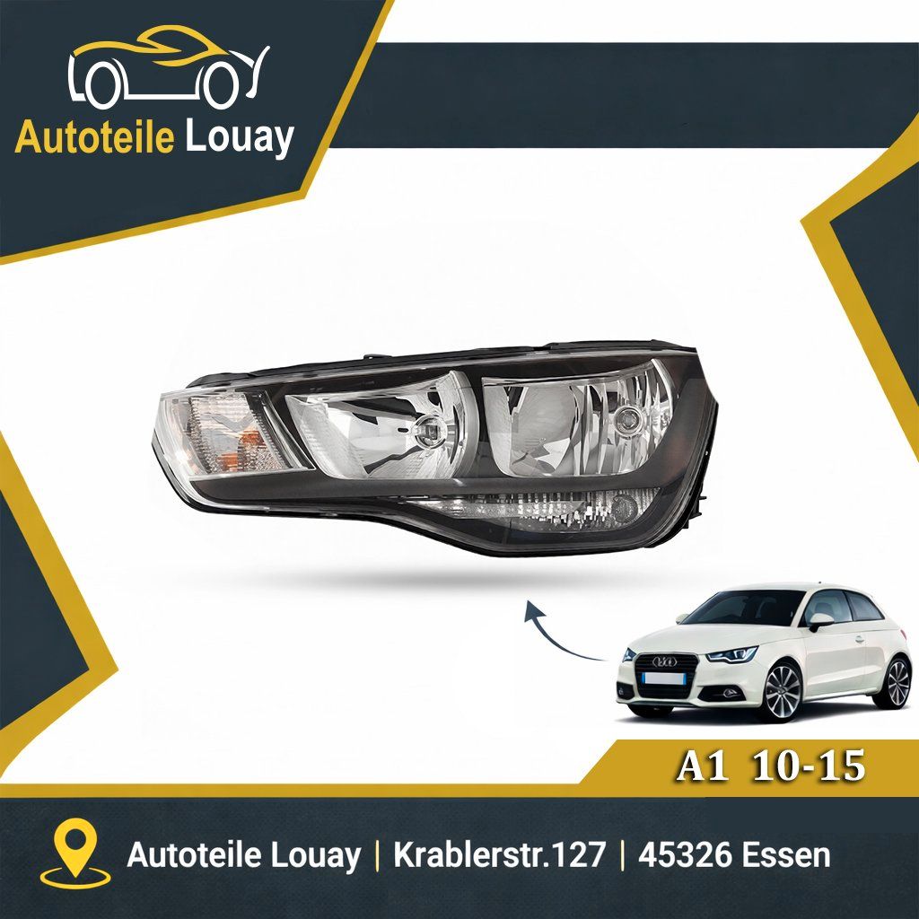 AUDI A1, 2010-2015 SCHEINWERFER LINKS. Neu