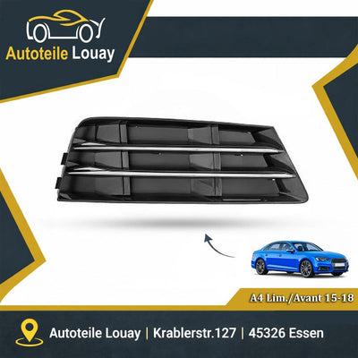 AUDI A4, 15-10.18 + STOßST.GITTER RECHTS Neu