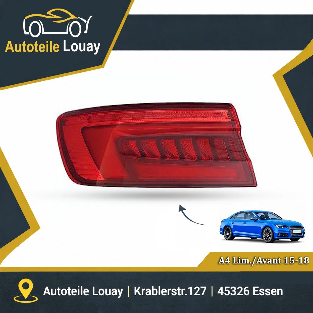 AUDI A4, 15-19 RÜCKLEUCHTE LINKS Neu