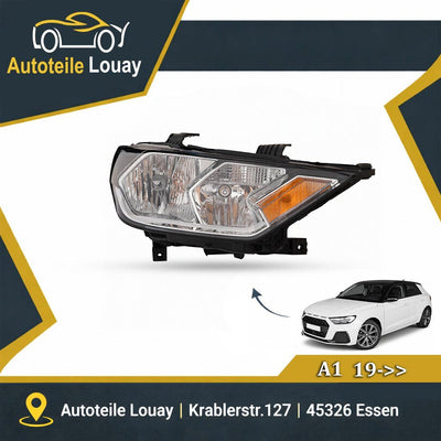 AUDI A1, 19->> SCHEINWERFER RECHTS Halogen . Neu