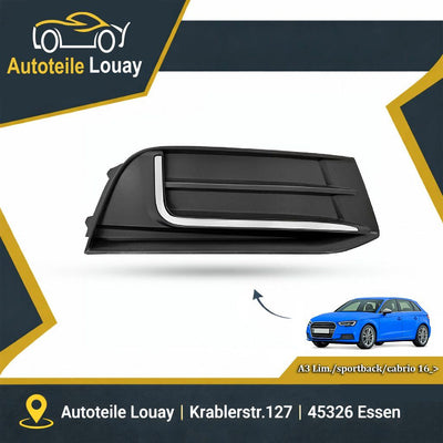 AUDI A3, 16-20 STOßSTANGENGITTER RECHTS. Neu