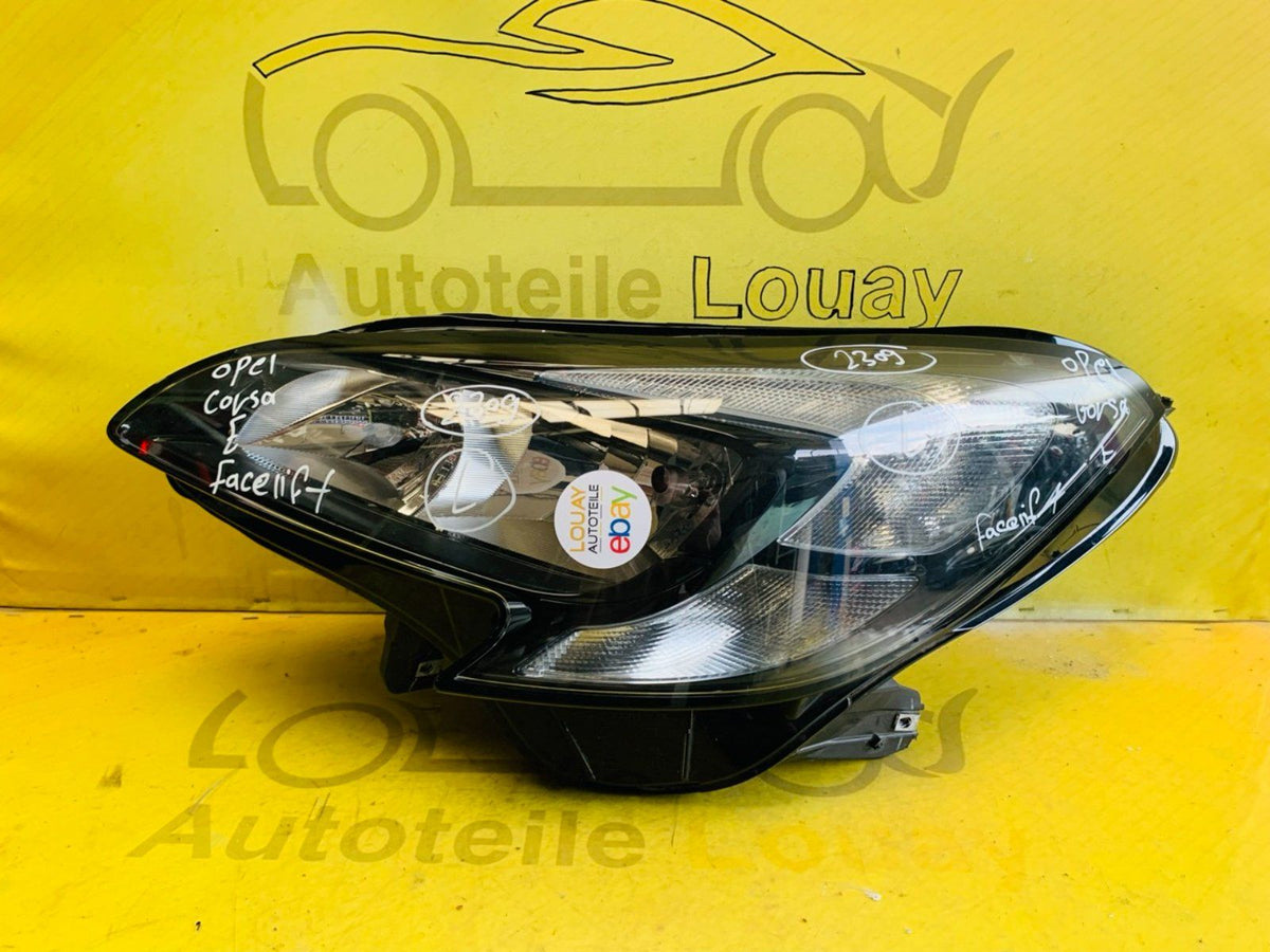 Opel Corsa E Halogen Scheinwerfer links Original 13381335