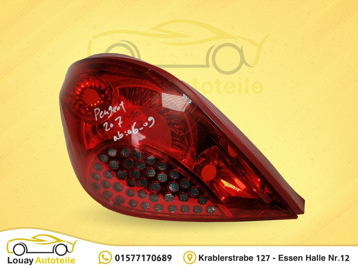 Peugeot 207 Rücklicht hinten links 9649986580