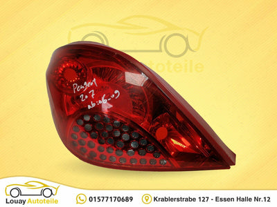 Peugeot 207 Rücklicht hinten links 9649986580