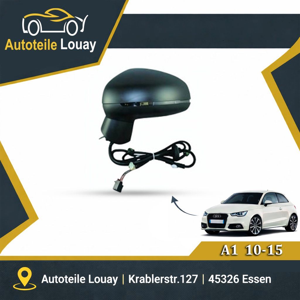 AUDI A1, 10-18 6-PIN SPIEGEL RECHTS .Neu