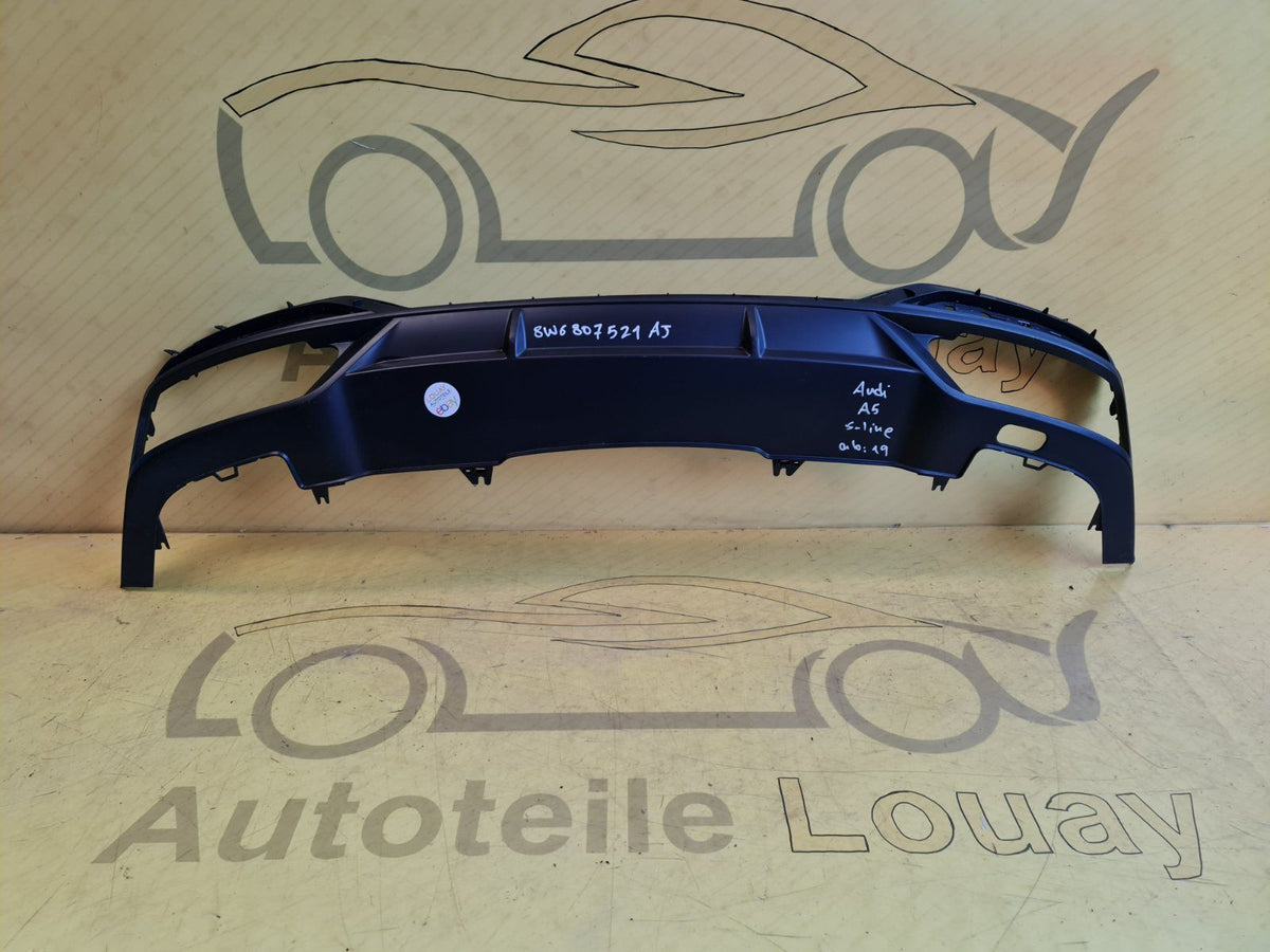 Audi A5 8W6 S-Line Diffusor Stoßstange hinten 8W6807521AJ