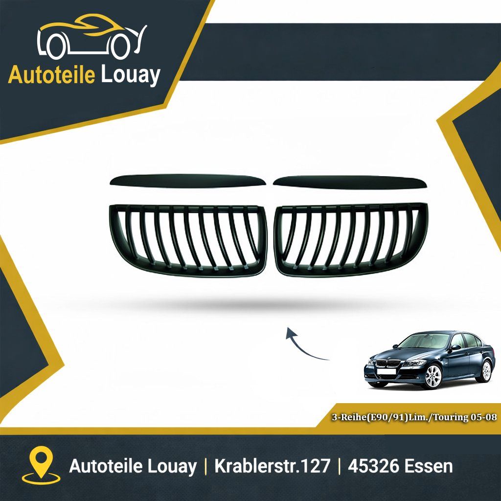 BMW E90, 05-08 SATZ GRILLE R/L Neu