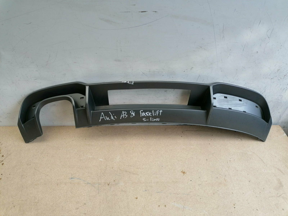 Audi A3 8V 8V5 Facelift S-Line Diffusor Original 8V5807521S