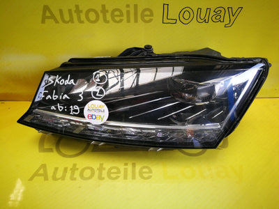Skoda Fabia 6V LED Scheinwerfer links + Seuergerät 6V1941015F