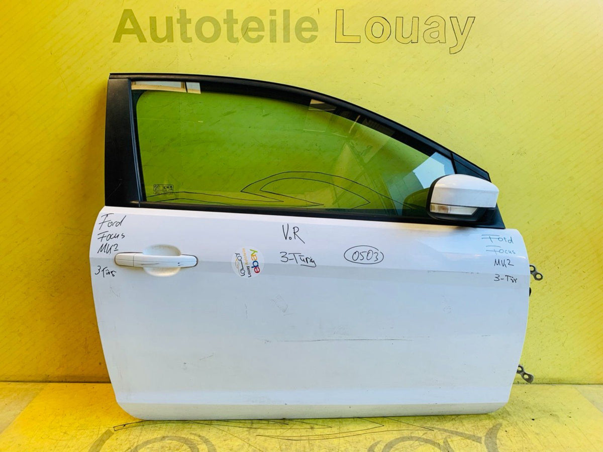 Ford Focus MK3 3-Türer Tür rechts mit Außenspiegel Original