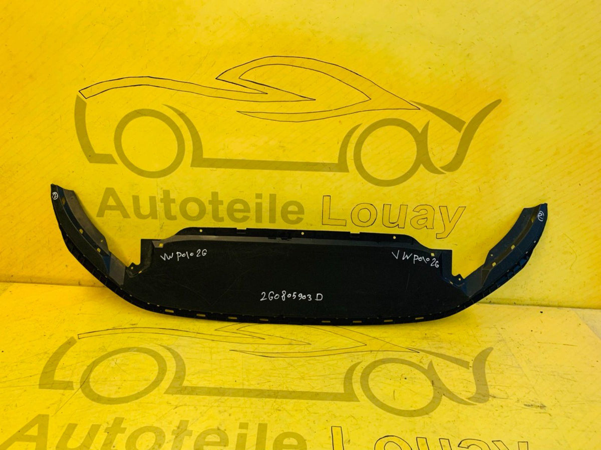 VW Polo 2G Diffusor Stoßstange hinten Original 2G0805903D