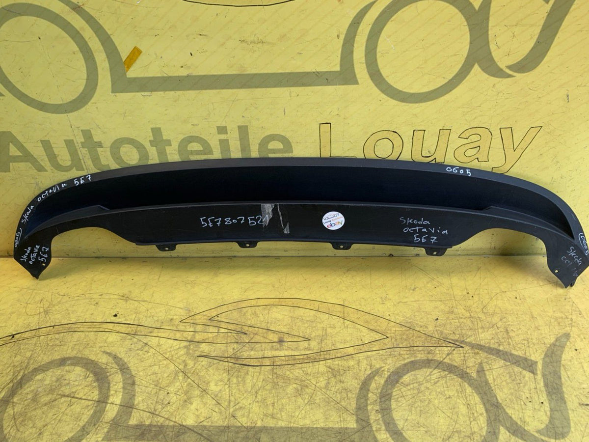 Skoda Octavia 5E Diffusor Stoßstange hinten Original 5E7807521