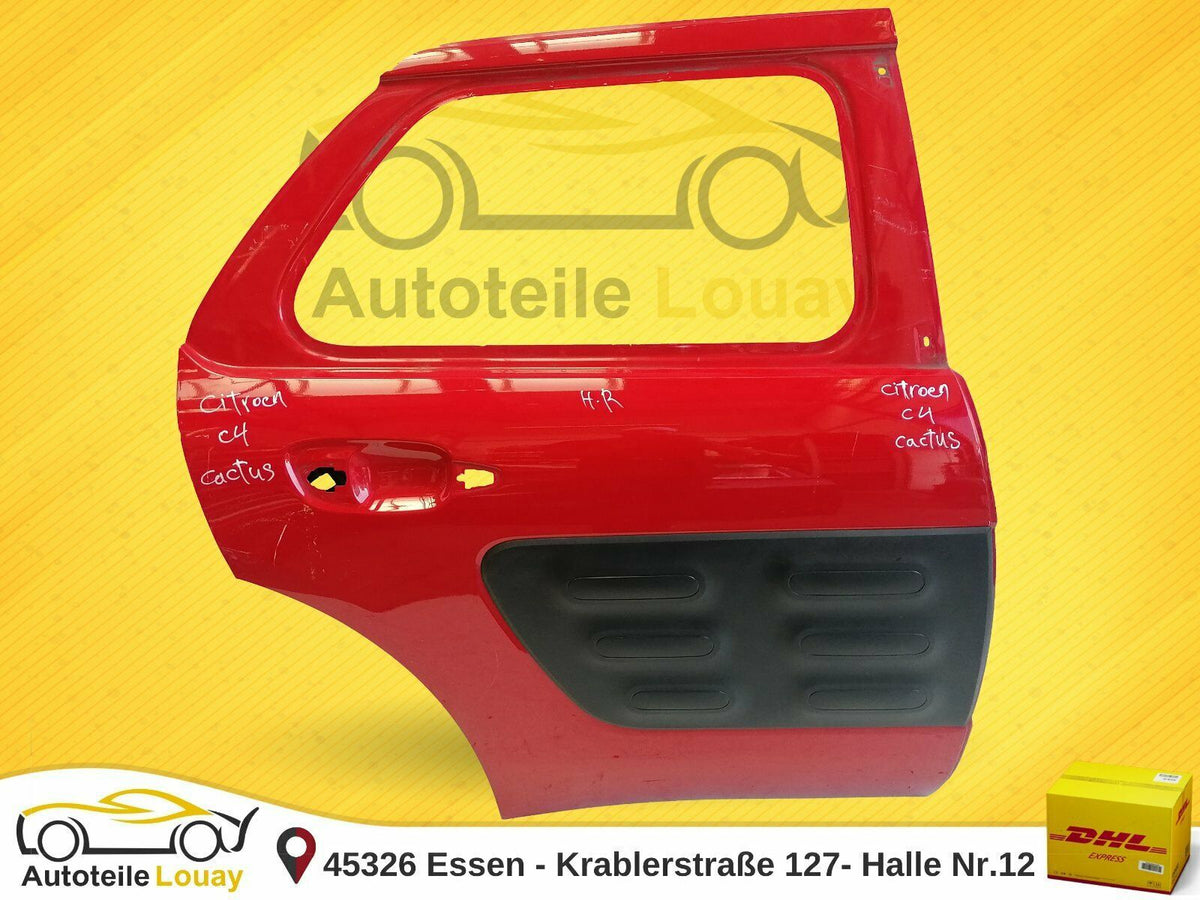 Citroen C4 Cactus Tür Hinten Rechts 2014-2018 Original