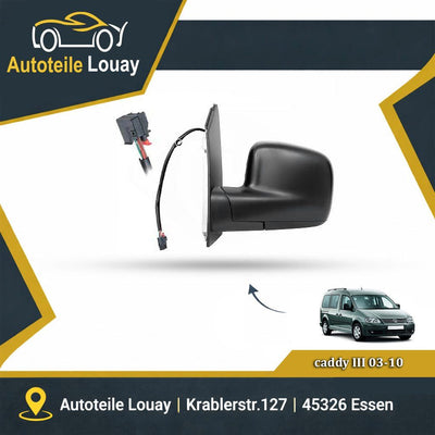 VW CADDY, 04-15 SPIEGEL LINKS Neu