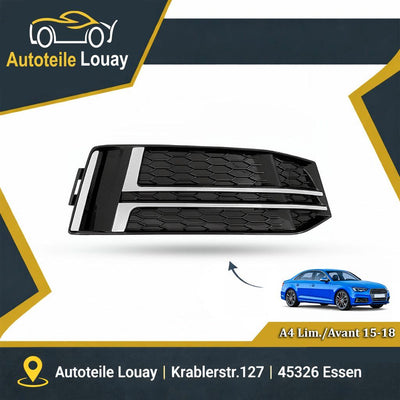 AUDI A4, 15-19 + STOßST.GITTER RECHTS Neu