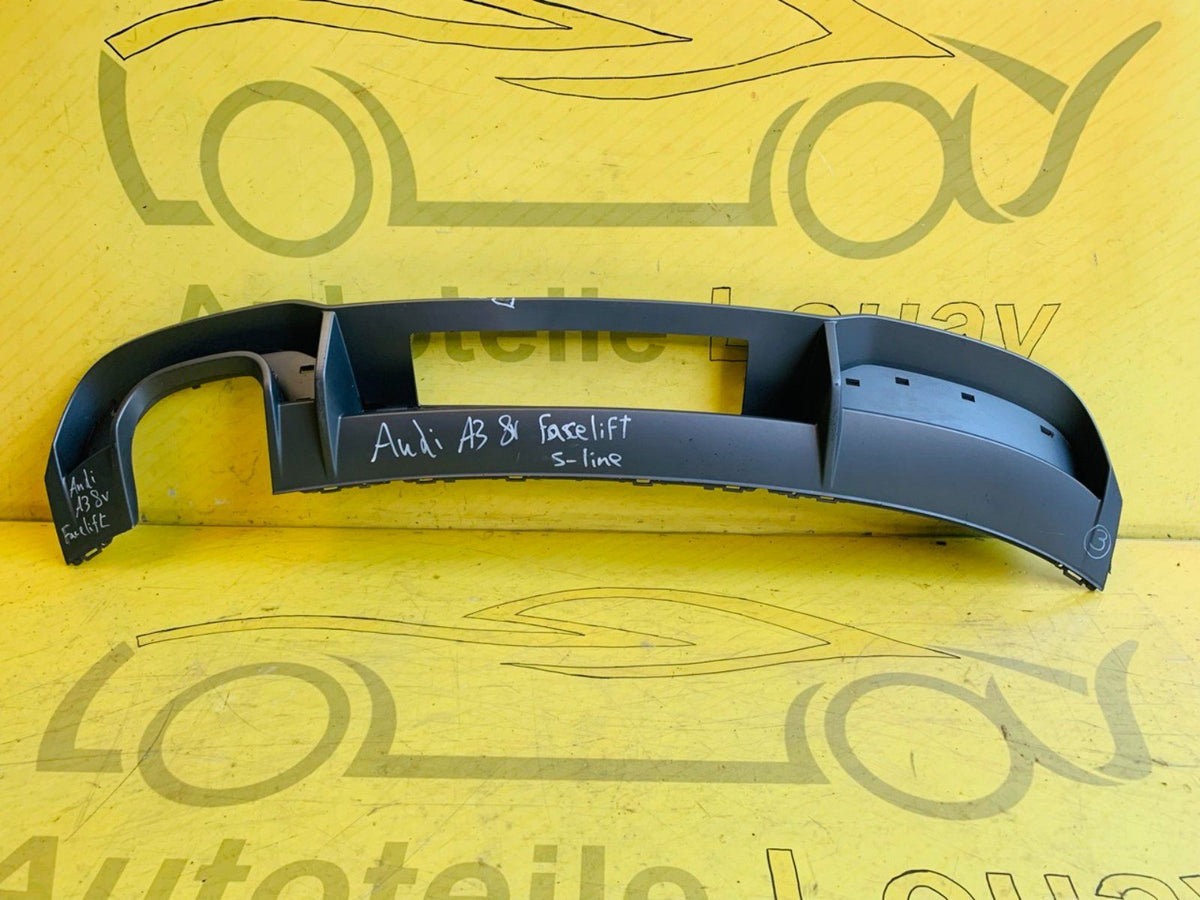 Audi A3 8V S-Line Diffusor Stoßstange hinten Original 8V5807521S
