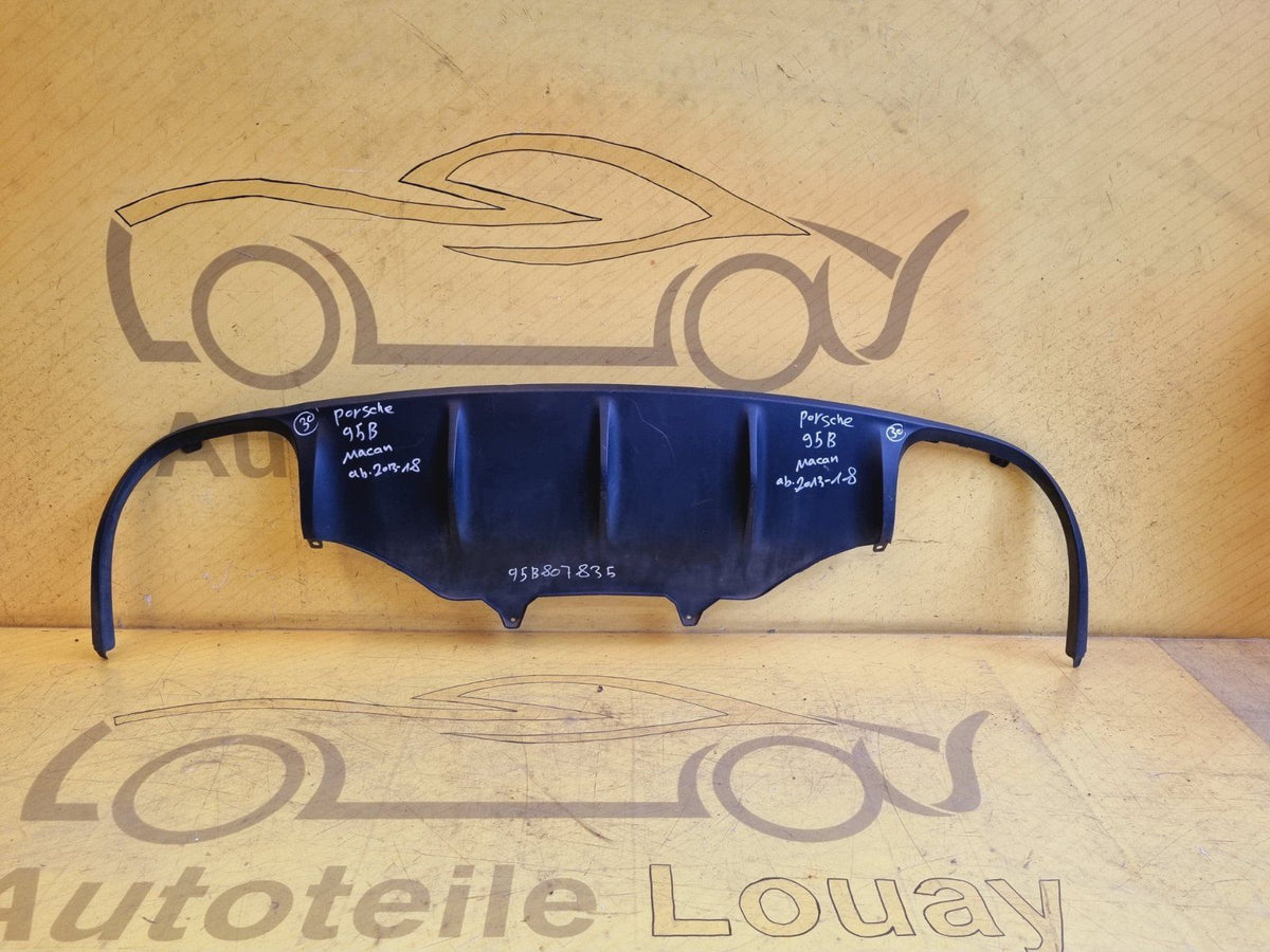 Porsche 95B Macan Spoiler Blende Diffusor Hinten 95B807835