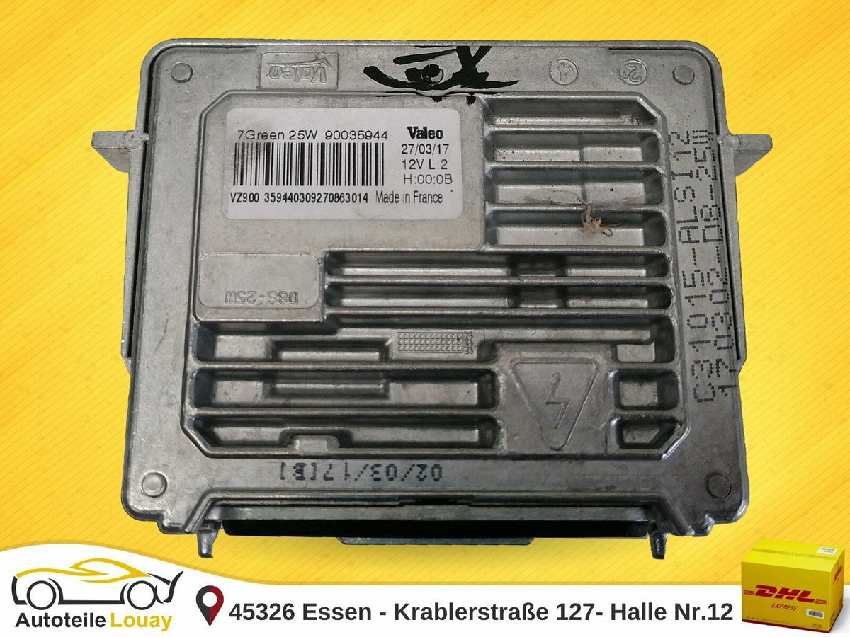 Steuergerät Valeo Xenon Ballast 7Green Scheinwerfer 90035944