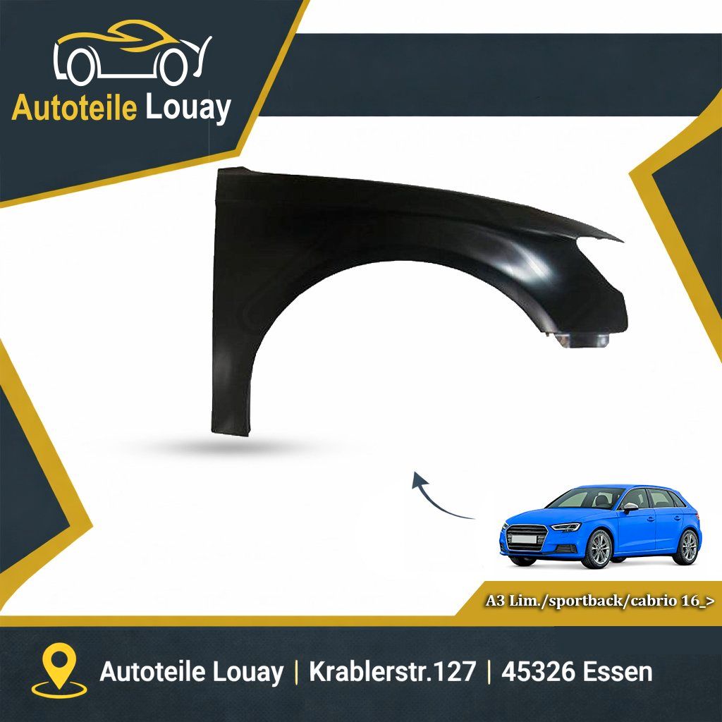 AUDI A3, 12-20 KOTFLÜGEL RECHTS. Neu