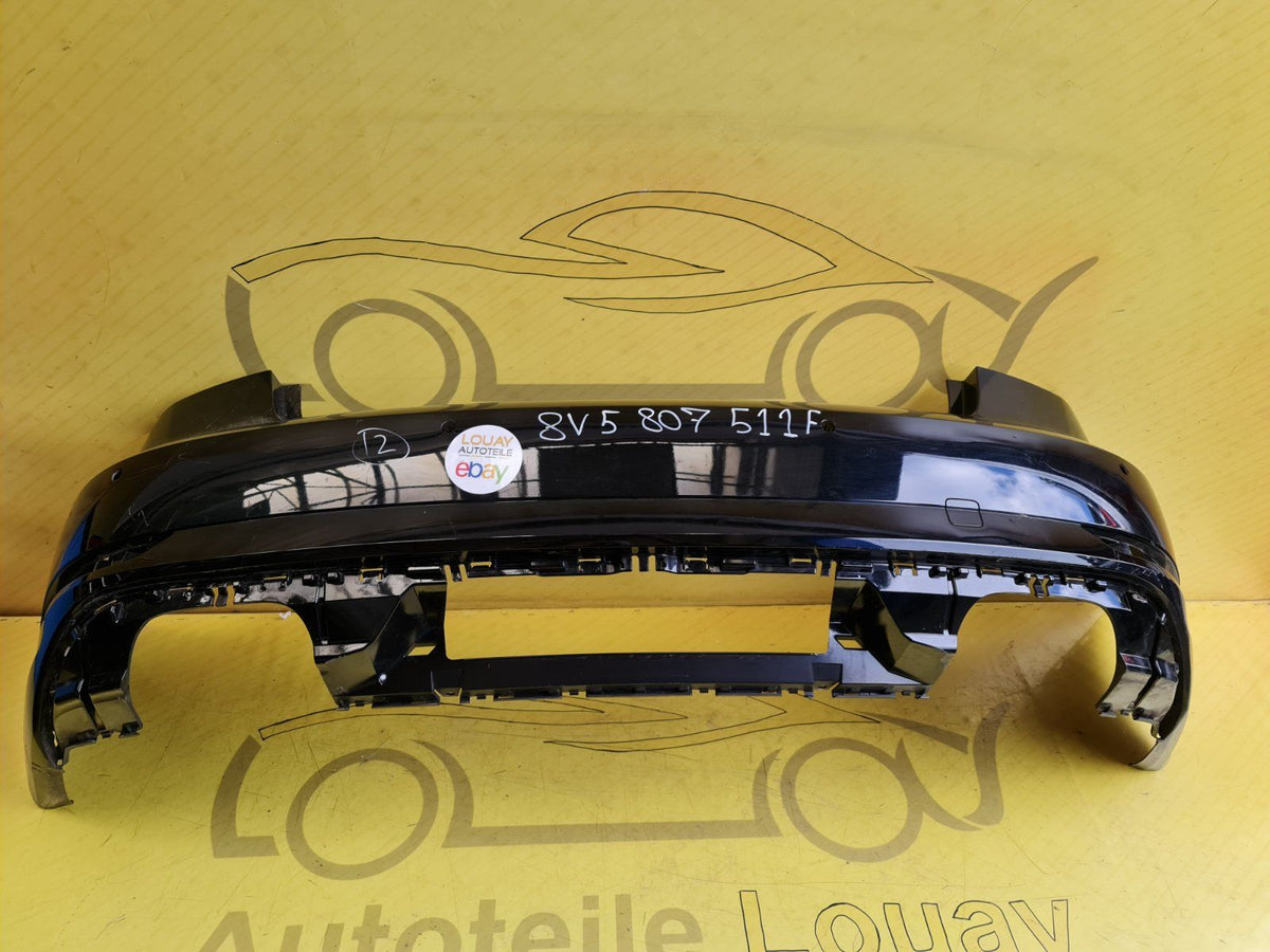 Audi A3 8V Limo Cabrio Facelift Stoßstange hinten 8V5807511F