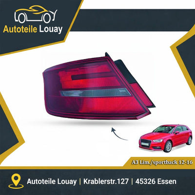 AUDI A3, 12-16 RÜCKLEUCHTE RECHTS. Neu