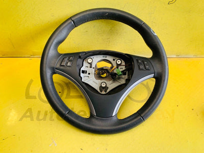 BMW E81 E87 E90 E91 E92 Leder Lenkrad Schwarz Original