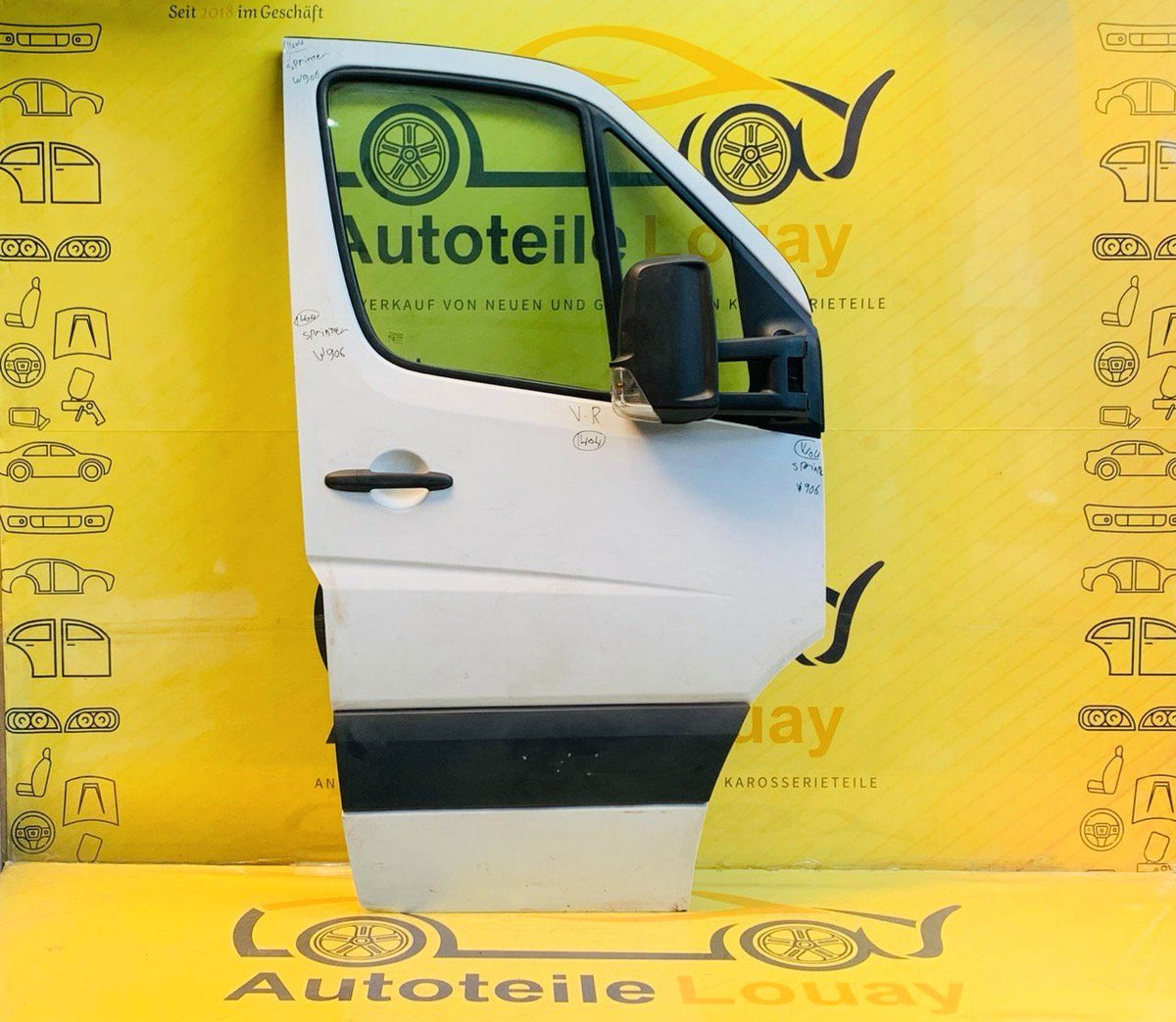 Mercedes Sprinter W906 Tür rechts + Außenspiegel A9067200105