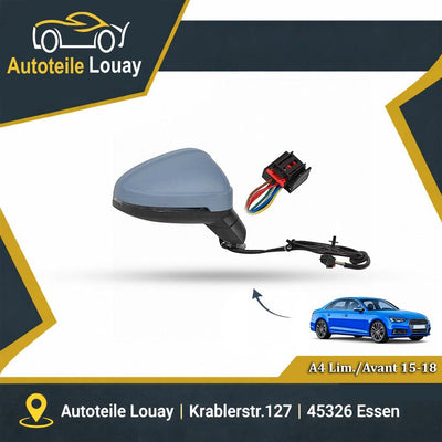 AUDI A4, 15-19 8-PIN SPIEGEL RECHTS Neu