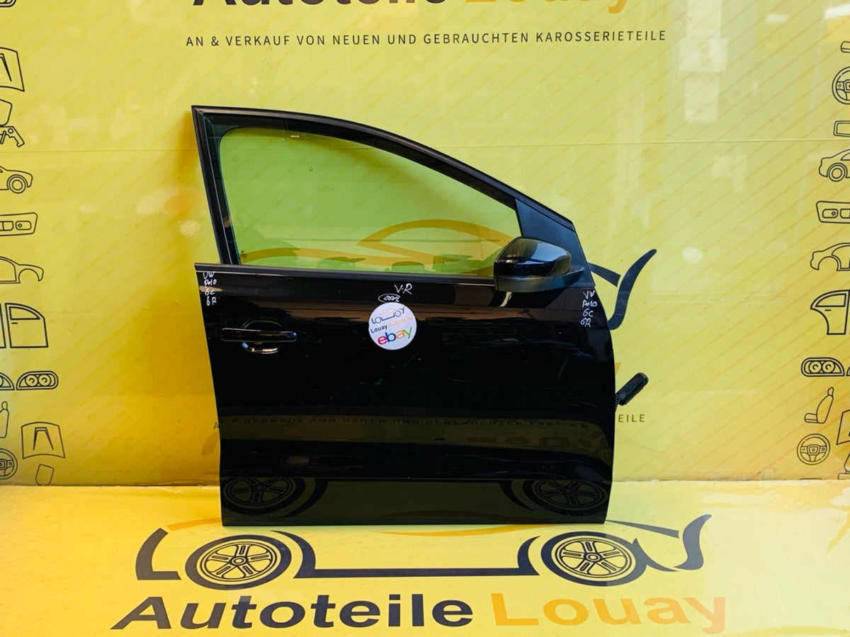 VW Polo 6C 6R Tür vorne rechts + Außenspiegel Original Komplett