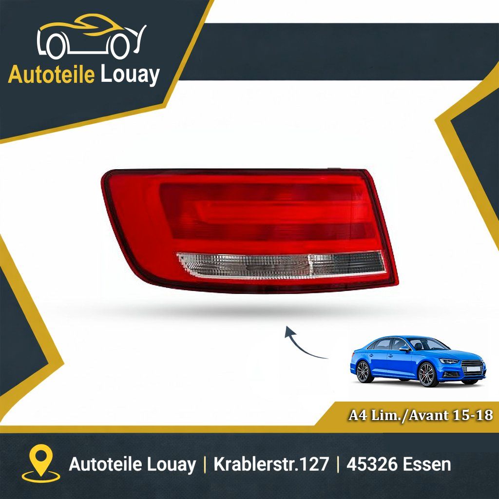 AUDI A4, 15-19 RÜCKLEUCHTE LINKS Neu