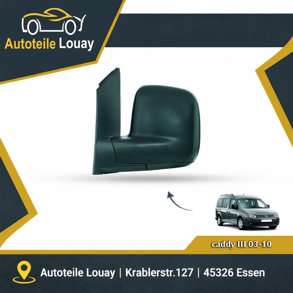 VW CADDY, 04-19 SPIEGEL LINKS Neu
