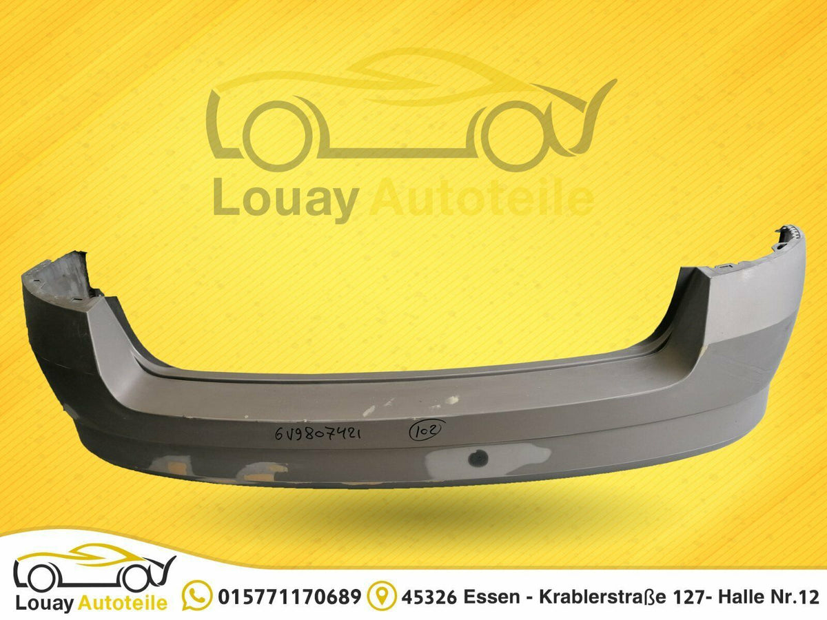 Skoda Fabia 2 Heckstoßstange 2007-2015 Original 6V9807421