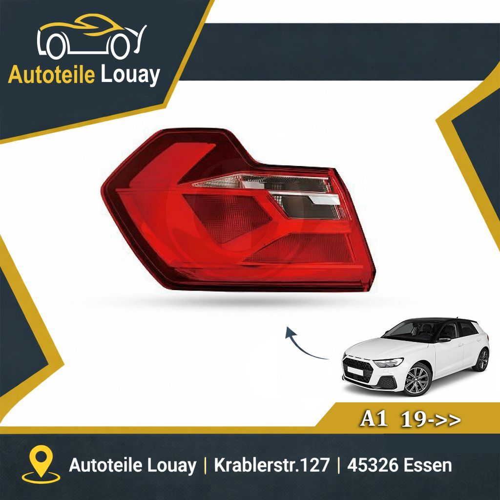 Audi A1, 19->> RÜCKLEUCHTE LINKS. Neu