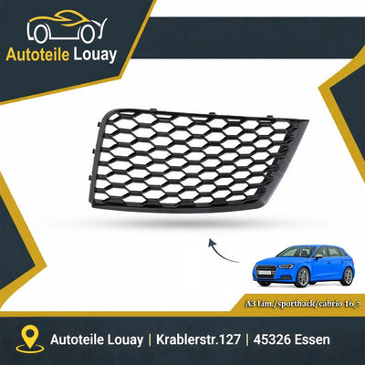 AUDI A3, 2016-2020 STOßSTANGENGITTER LINKS. Neu