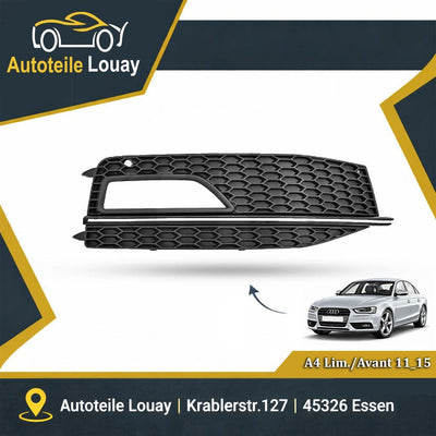 AUDI A4, 11-15 STOßST.GRILL RECHTS Neu