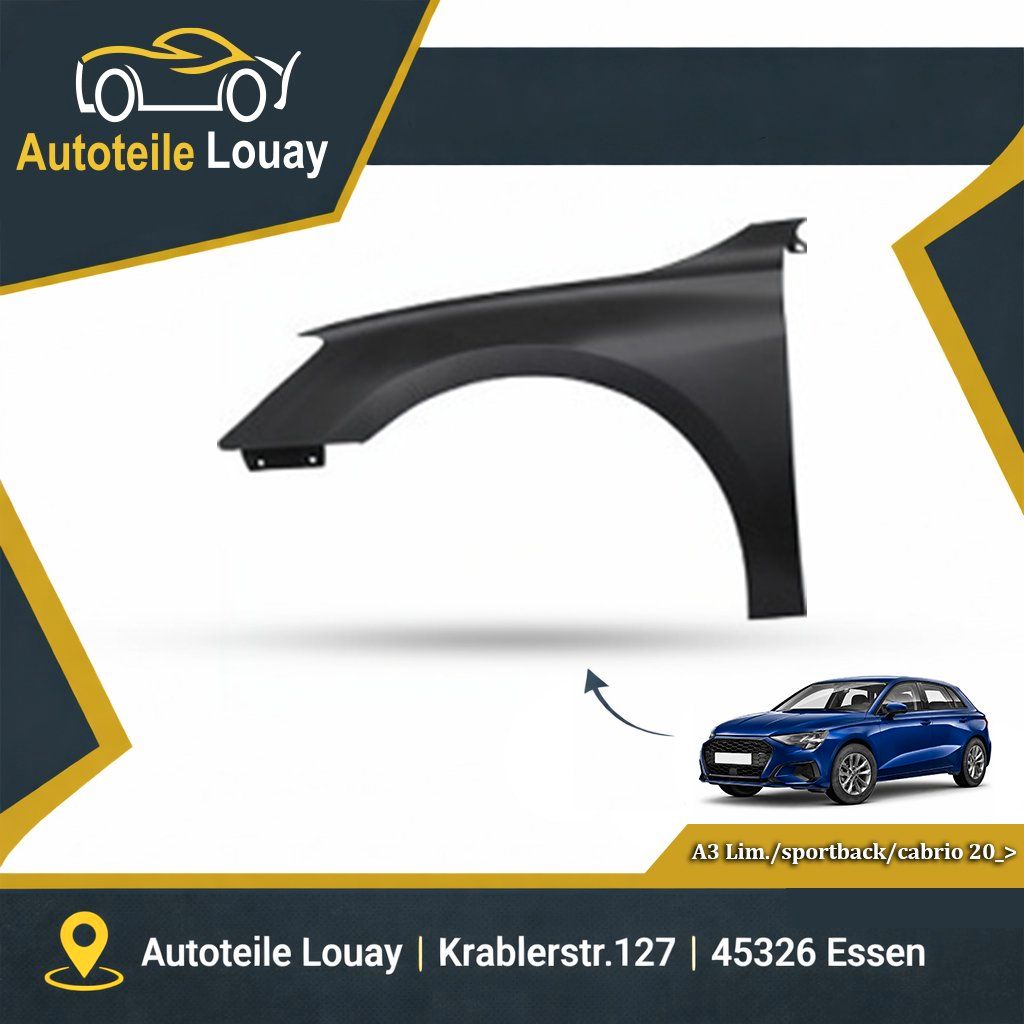AUDI A3, 20->>KOTFLÜGEL LINKS. Neu