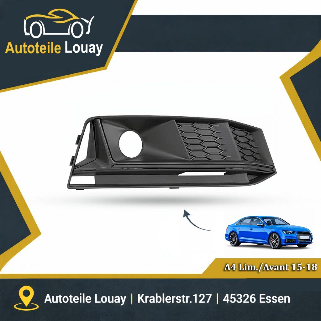 AUDI A4, 15-19 STOßST.GITTER RECHTS Neu