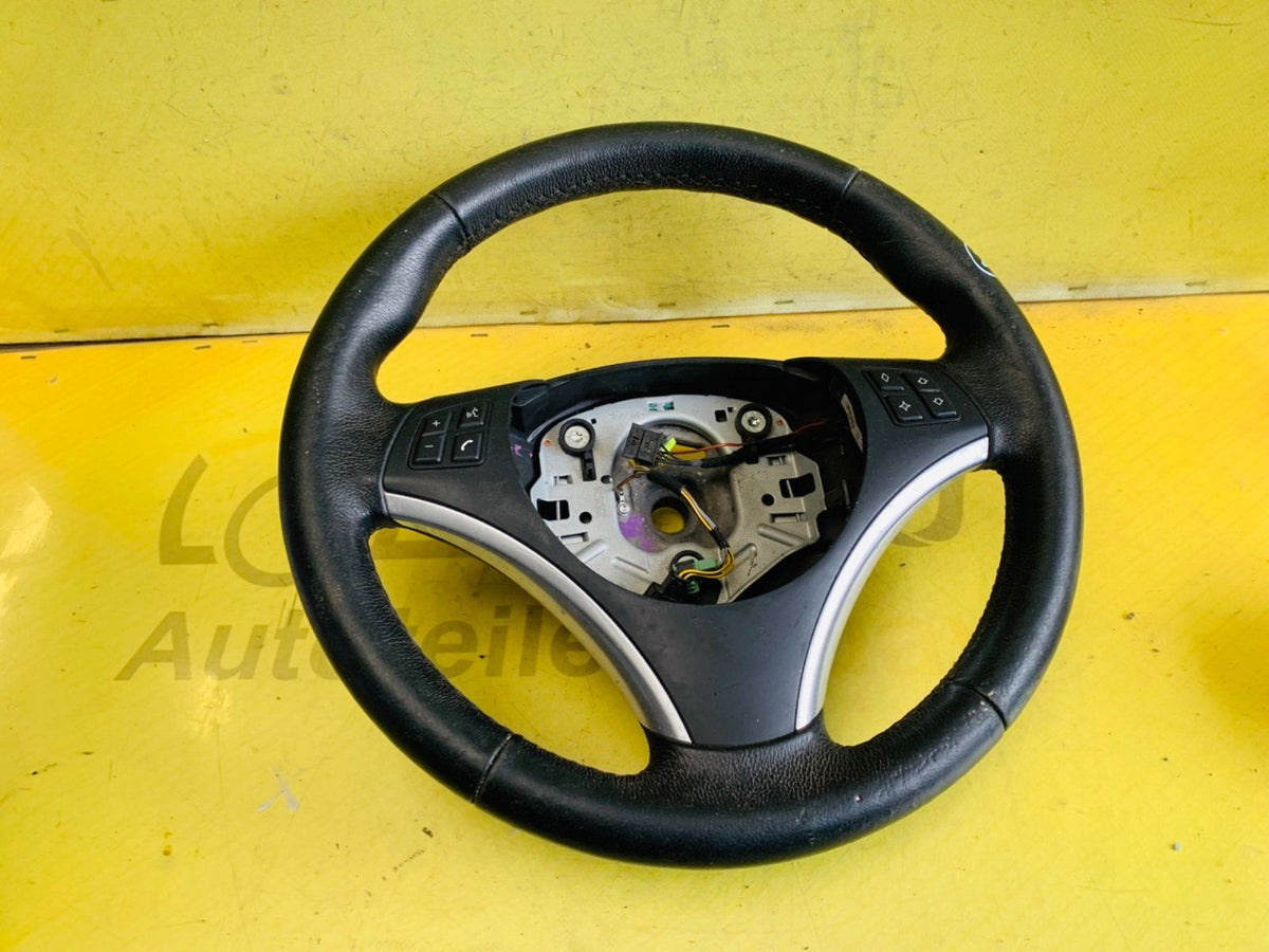 BMW E81 E87 E90 E91 E92 Leder Lenkrad Schwarz Original