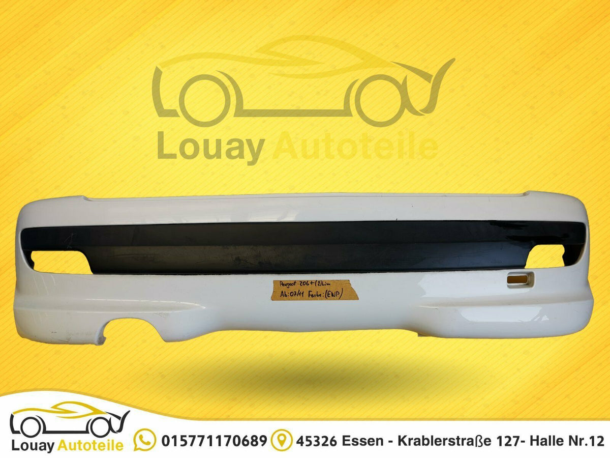 Peugeot 206+ Stoßstange hinten Original 7410JJ
