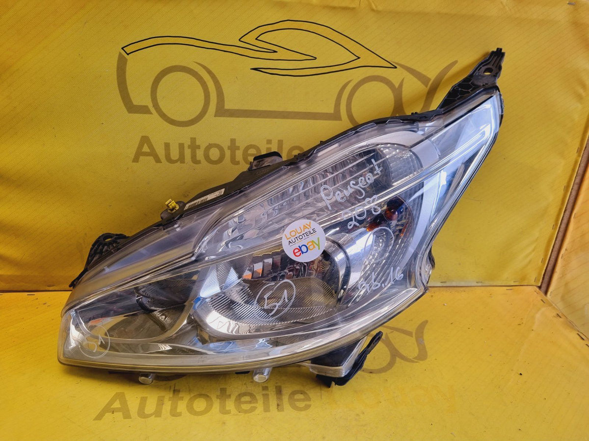 Peugeot 208 Halogen Scheinwerfer links Original 9802221980