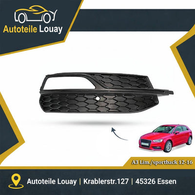AUDI A3, 12-16STOßSTANGENGITTER RECHTS. Neu