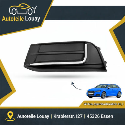 AUDI A3, 16-20 STOßSTANGENGITTER LINKS. Neu