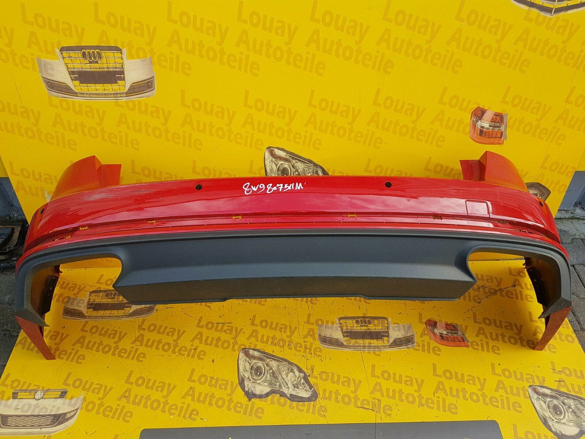 Audi A4 8W S-Line Stoßstange hinten Original 8W9807511M