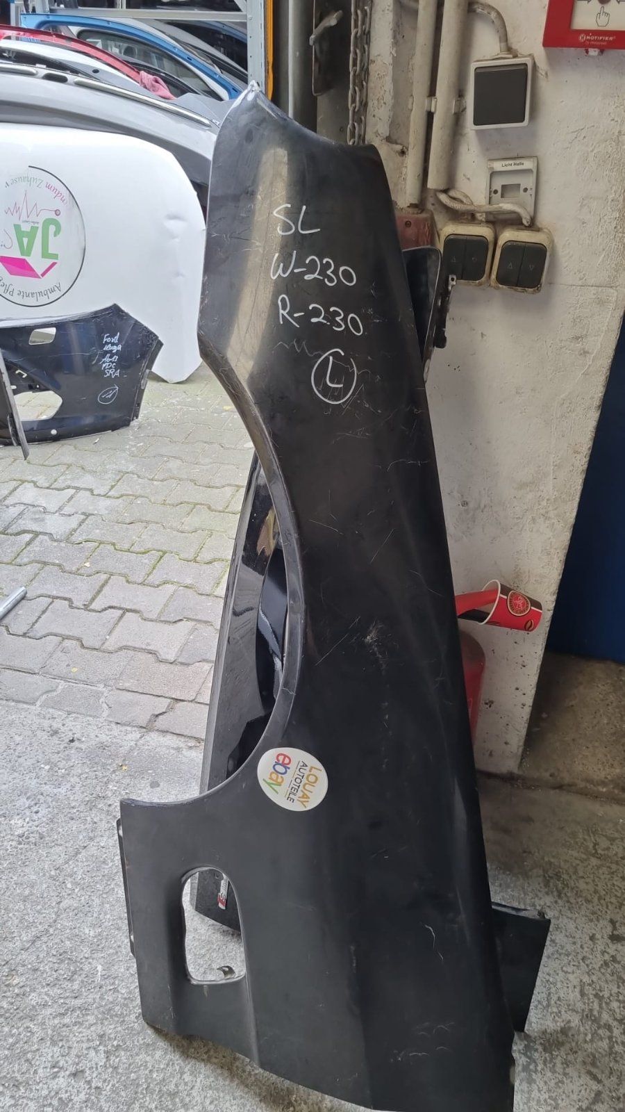 Mercedes Benz R230 Kotflügel vorne links Original