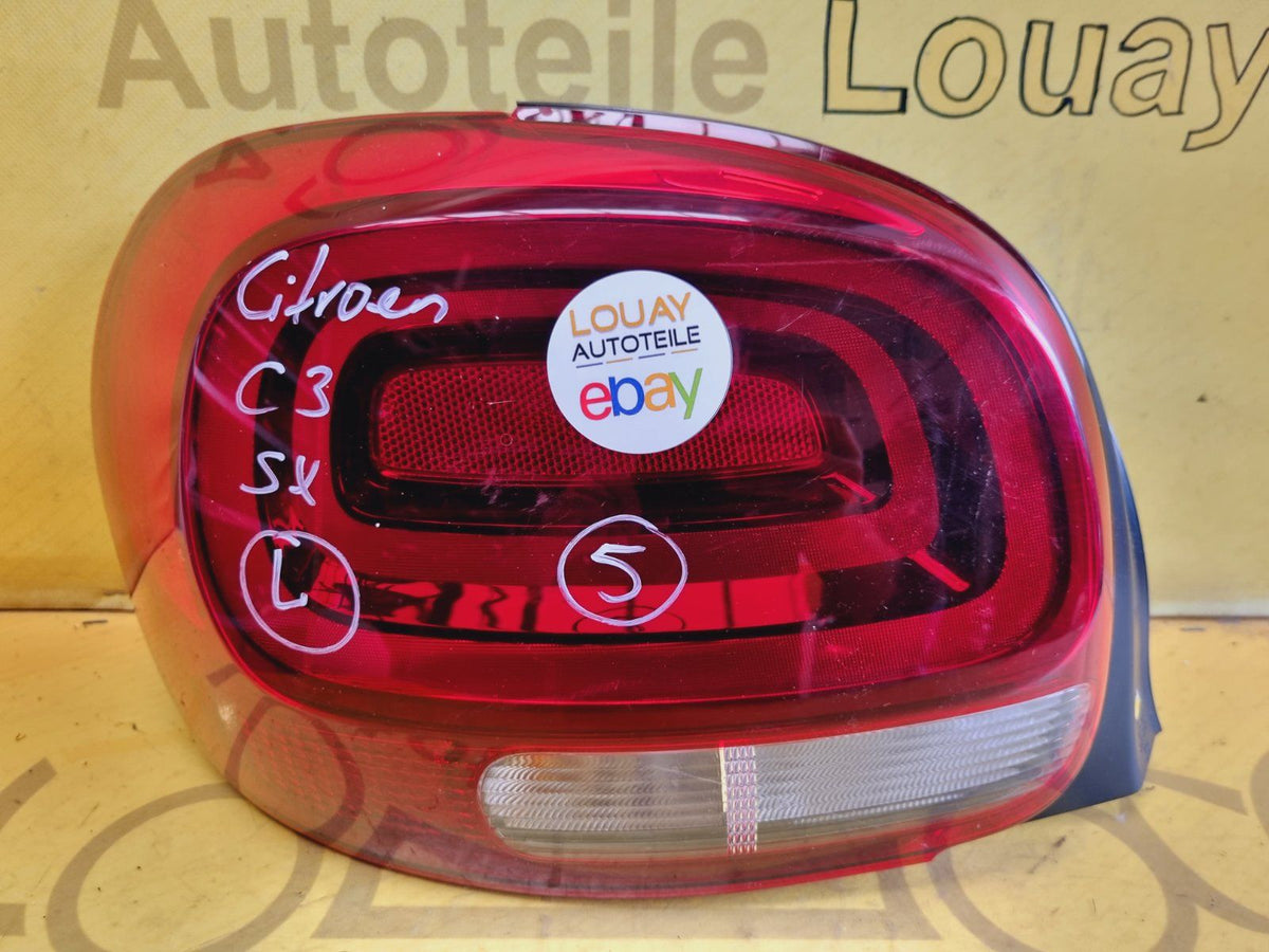 Citroën C3 Rückleuchte links Original 9812257780