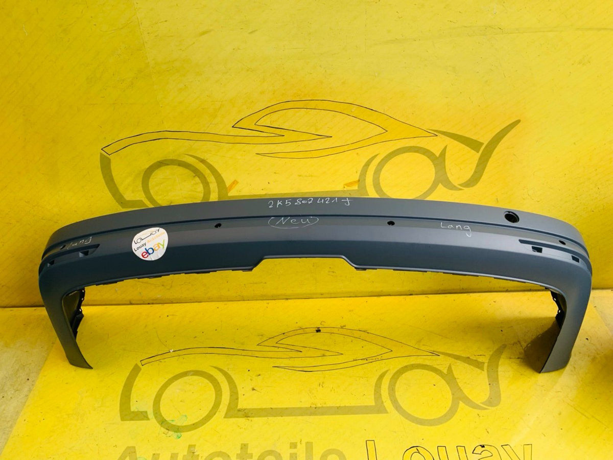 VW Caddy 2K Facelift Stoßstange hinten Langversion 2K5807421J