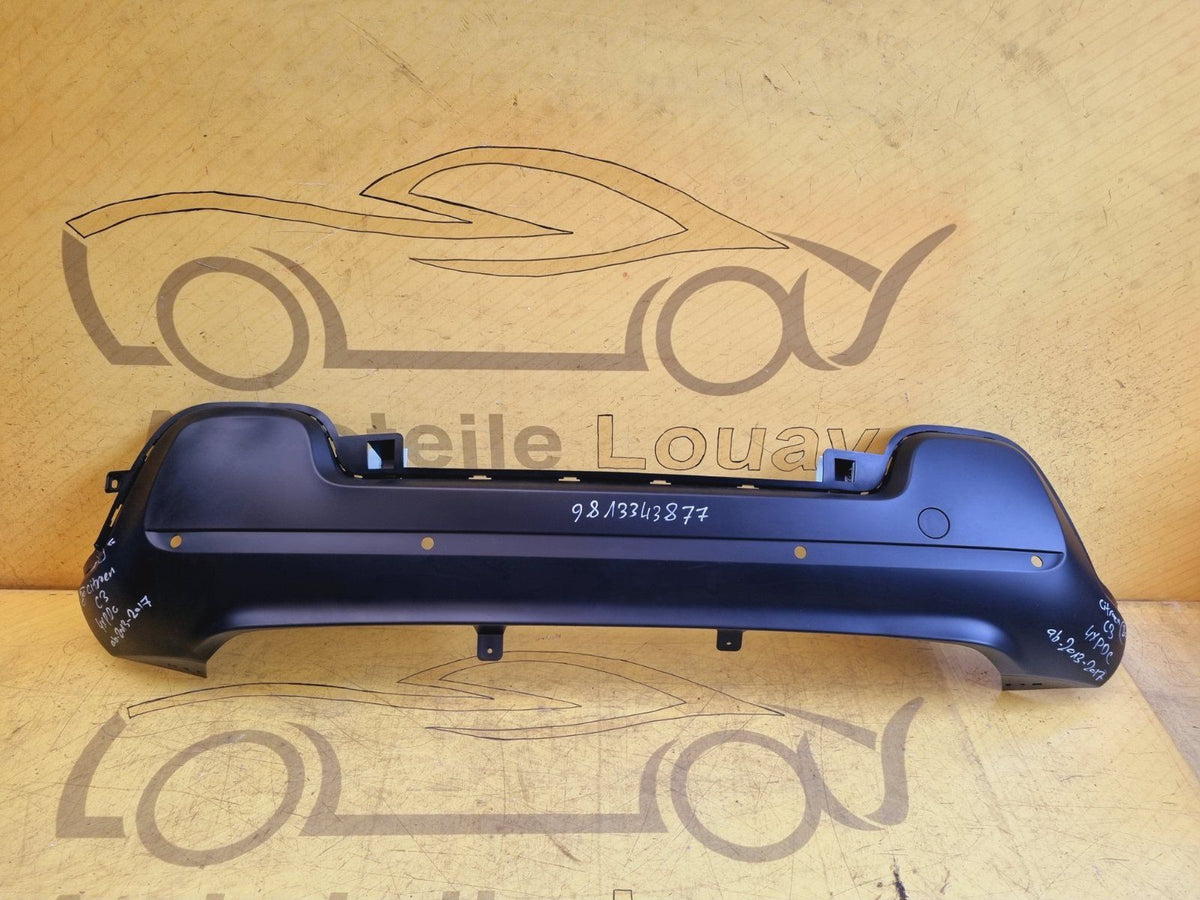 Citroen C3 Stoßstange hinten ab 2017 Original 9813343877
